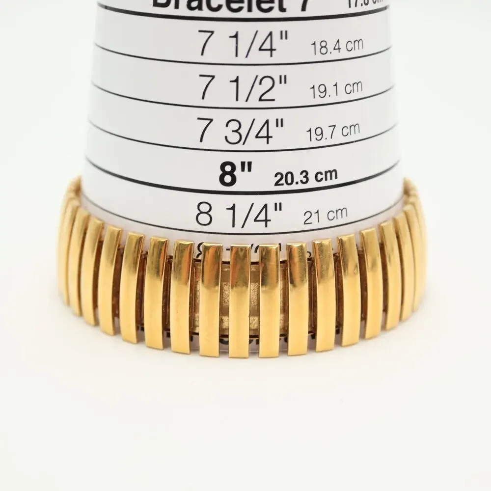 Joan Rivers Classic Womens Gold Tone 25mm Watch Expansion Band w New Battery